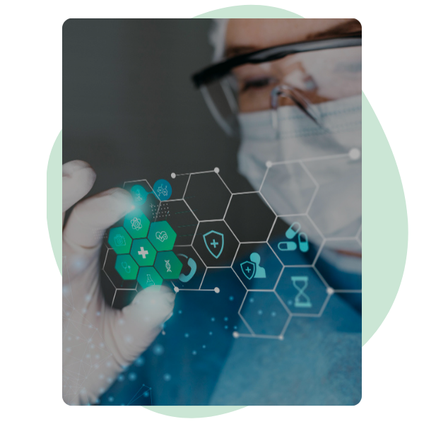 Imagem mostra um médico trabalhando